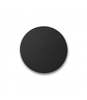 Board Led Black Round Flush Wall Lamp 8W 2700K-1