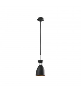 1 Light Ceiling Pendant Black, Copper, E14 - 1