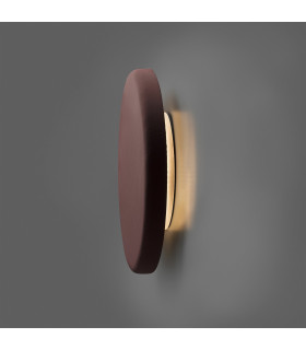 Tou Burgundy Round Flush Wall Lamp 45cm 2700K-2