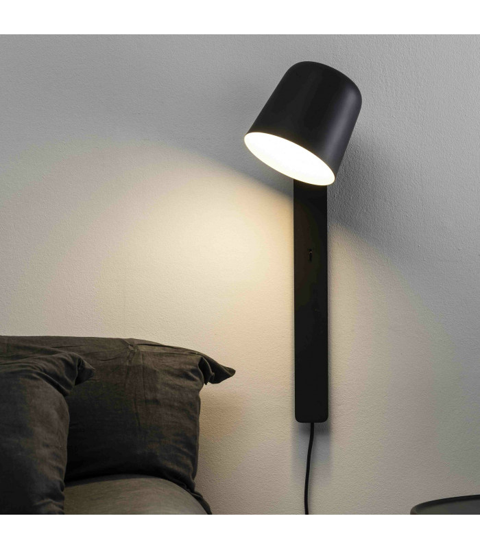 Tila Black Down Wall Lamp-2