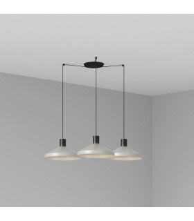 Kombo Grey Cluster Drop Dome Pendant Lamp Ø400 3L