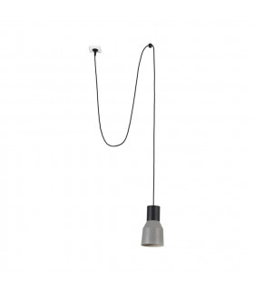 Kombo Grey Dome Pendant Lamp Ø120 With Plug