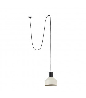 Kombo Beige Dome Pendant Lamp Ø200 With Plug