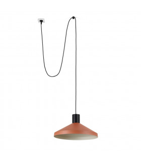 Kombo Terracotta Dome Pendant Lamp Ø400 With Plug 2700K