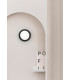 May Led Black Flush Wall Ceiling Lamp IP44-2