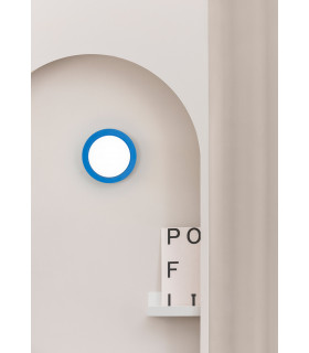 May Led Blue Flush Wall Ceiling Lamp IP44-2