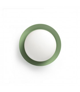 May Led Green Flush Wall Ceiling Lamp IP44-1