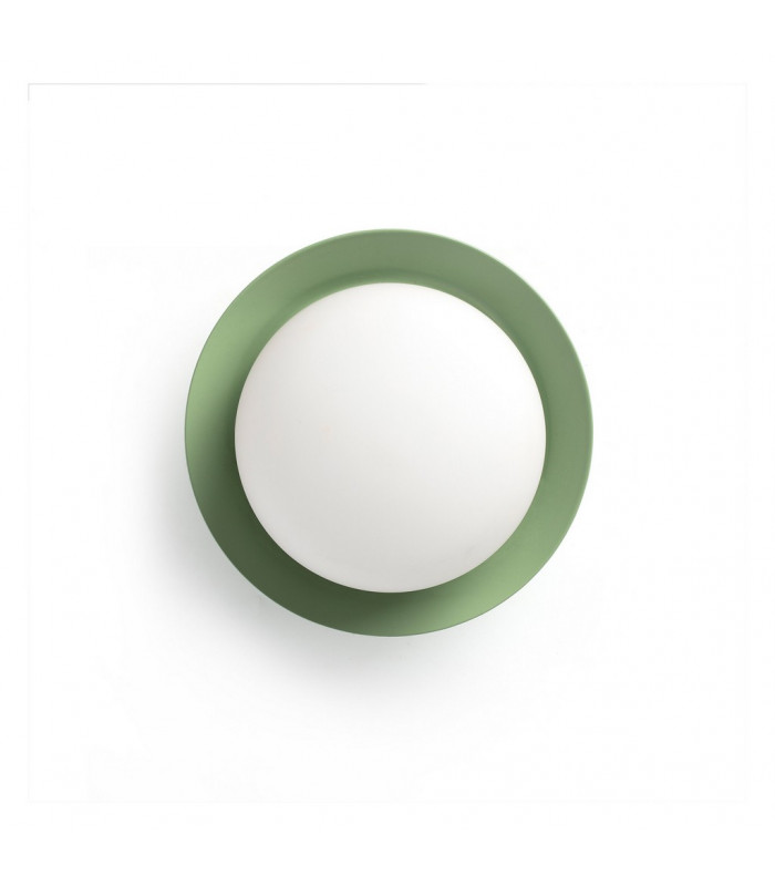 May Led Green Flush Wall Ceiling Lamp IP44-1