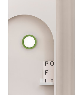 May Led Green Flush Wall Ceiling Lamp IP44-2