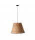 Sumba Black Rattan Dome Pendant Lamp 3000K-1