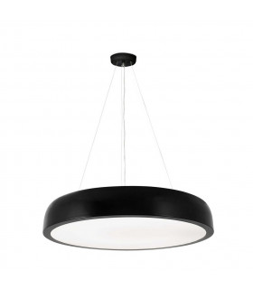Cocotte Cylindrical Pendant Black 43cm 3000K-1