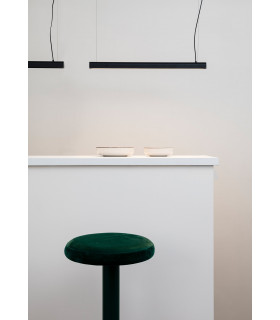 Vico 60cm Black Pendant Lamp With Surface Canopy-2