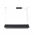 Ludovico 115 Black Pendant Lamp With Surface Canopy-1