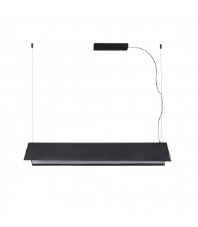 Ludovico 115 Black Pendant Lamp With Surface Canopy-1