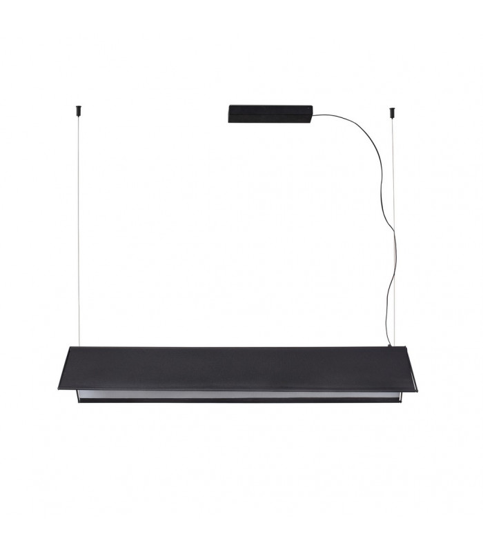 Ludovico 115 Black Pendant Lamp With Surface Canopy-1
