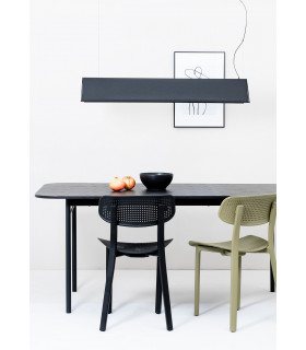 Ludovico 115 Black Pendant Lamp With Surface Canopy-2