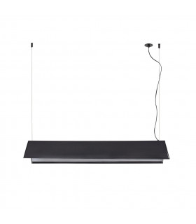 Ludovico 115 Black Pendant Lamp With Recessed Canopy-1