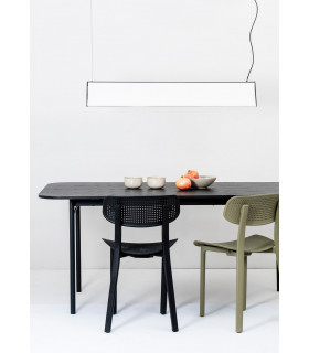 Ludovico 115 White Pendant Lamp With Surface Canopy-2