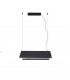 Ludovico 60 Black Pendant Lamp With Surface Canopy