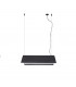Ludovico 60 Black Pendant Lamp With Recessed Canopy