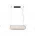 Ludovico 60 White Pendant Lamp With Surface Canopy