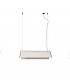 Ludovico 60 White Pendant Lamp With Recessed Canopy