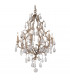 Amadeus 6 Light Chandelier Vienna Bronze Glass
