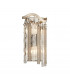 Chimera 2 Light Wall Sconce Silver Leaf Glass