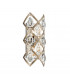 Tiara 2 Light Wall Sconce Vienna Bronze Crystal