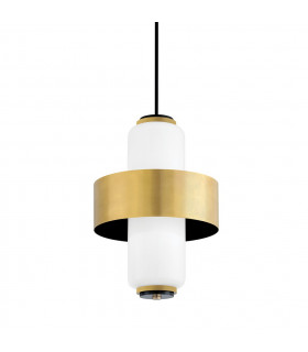 Melrose 4 Light Pendant Vintage Brass