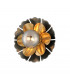 Magic Garden 1 Light Wall Sconce Black Graphite Bronze Leaf