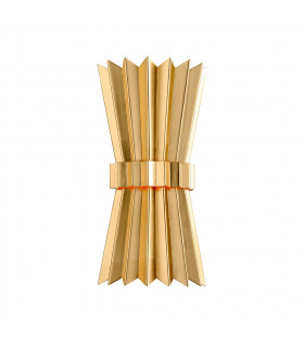 Moxy 2 Light Wall Sconce Gold Leaf