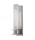 Sperry 1 Light Wall Sconce Polished Nickel Glass