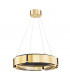Tribeca Small Led Chandelier Brass Black