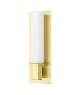 Walton 1 Light Bath Bracket Brass Glass