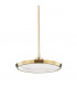 Draper Small Led Pendant Brass Alabaster 2700K