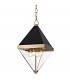 Coltrane 4 Light Pendant Brass Acrylic