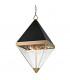 Coltrane 8 Light Pendant Brass Acrylic