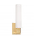Livingston 1 Light Bath Bracket Brass Glass