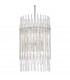 Wallis 8 Light Pendant Polished Nickel Glass