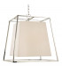 Kyle 6 Light Chandelier Brass Faux Silk