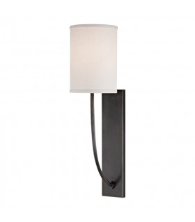 Colton 1 Light Wall Sconce Old Bronze Linen