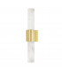 Barkley 2 Light Wall Sconce Brass Alabaster