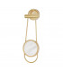Jervis 1 Light Wall Sconce Brass Alabaster