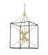 Glendale 9 Light Pendant Brass