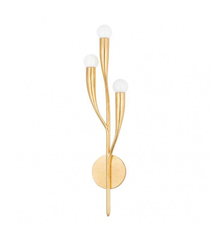 Labra 3 Light Wall Sconce Gold 2500K
