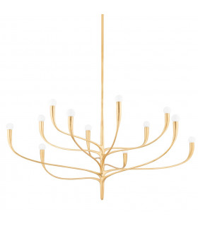 Labra 12 Light Chandelier Gold 2500K