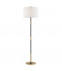 Bowery 1 Light Floor Lamp Aged Brass