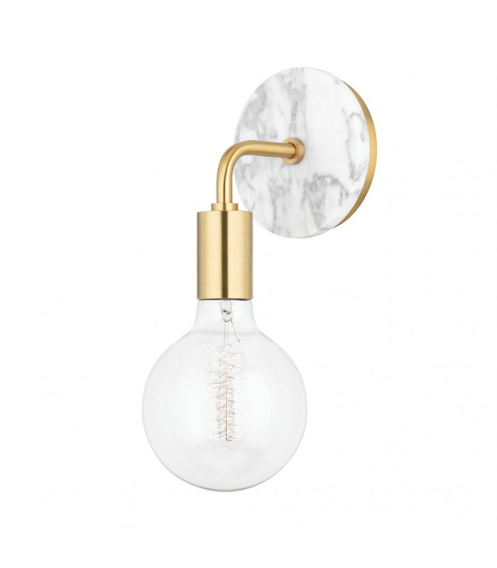 Chloe 1 Light Wall Sconce Brass
