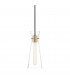 Anya 1 Light Pendant Brass Glass